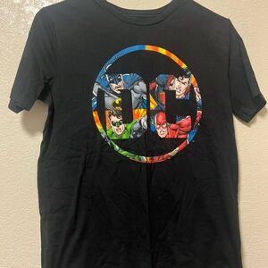 Old Navy Black Superhero Graphic Tee